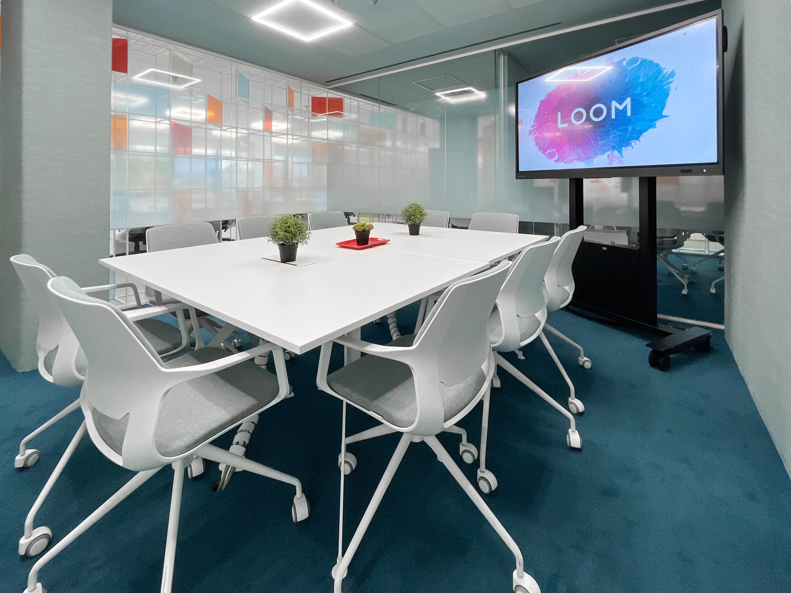 sala de reuniones risk mejores salas de reuniones en madrid - pozuelo de alarcón en le parque empresarial ática - espacio de coworking loom ática